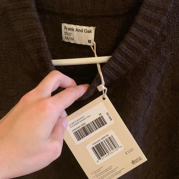 Frank and oak farm brown vest - Picture 2 of 5